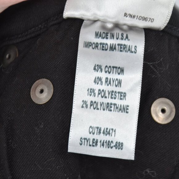 Citizens of Humanity Aritzia Rocket High Rise Skinny Jeans All Black Stretch 26 - Picture 8 of 9